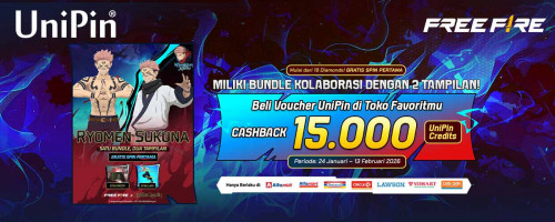 Satu Bundle, Dua Tampilan! Ryomen Sukuna Hadir di Free Fire